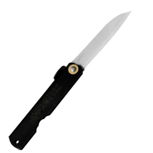 Nóż kieszonkowy Shirogami Higonokami Sasaha Black 7,9 cm – Higonokami – 61 HRC – SHARPI