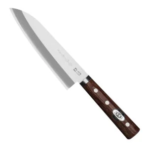 Kanetsune 2000 Shiro-2/SS Nóż Santoku 16,5 cm – 156 – szlif dwustronny symetryczny – SHARPI