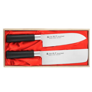 Satake Saku PP Zestaw Nóż Santoku + Nakiri – 104 – Satake – SHARPI