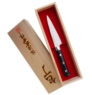 Takeshi Saji Blue Steel Nóż uniwersalny ręcznie kuty 13 cm – 133 – Takeshi Saji – SHARPI