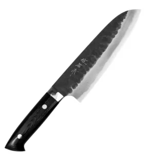 Takeshi Saji Aogami Super Ręcznie kuty nóż Santoku 18cm – 226 – Takeshi Saji – SHARPI