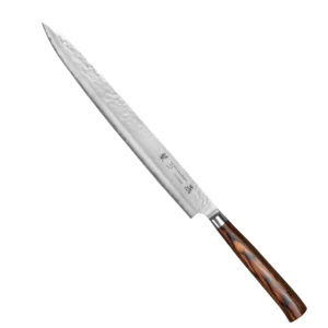 Tamahagane Tsubame Brown VG-5 Nóż Sashimi 27cm – 210 – Tamahagane – SHARPI