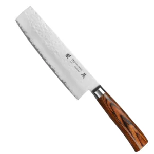 Tamahagane Tsubame Brown VG-5 Nóż Nakiri 18cm – 209 – Tamahagane – SHARPI