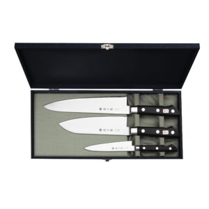 Tojiro DP3 Zestaw Nóż Szefa kuchni 21 cm + Santoku 17 cm + Uniwersalny 12 cm – 62 – Tojiro – SHARPI