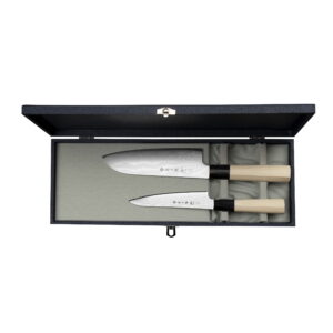 Tojiro Shippu Zestaw Uniwersalny 13 cm + Santoku 16,5 cm – 55 – Tojiro – SHARPI