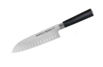 Samura MO-V Nóż Santoku Hollow Ground 180 mm – G10 – SHARPI