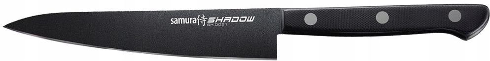 Samura Shadow Zestaw 3 Noży - Nóż Szefa, Utility i Paring 5 Samura Shadow Zestaw 3 Noży - Nóż Szefa, Utility i Paring – Nowy – Shadow – SHARPI – zdjęcie 5