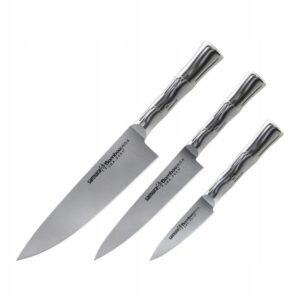 Zestaw 3 noży Samura Bamboo SBA-0220 – Nowy – Bamboo – SHARPI