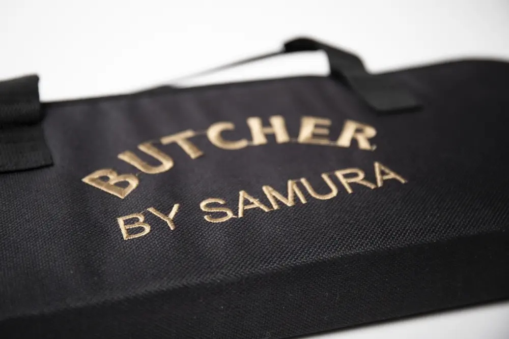 Samura Butcher Zestaw Dwóch Noży ze Stalką i Torbą - Stal AUS-8 3 Samura Butcher Zestaw Dwóch Noży ze Stalką i Torbą - Stal AUS-8 – Nowy – Butcher – SHARPI – zdjęcie 3