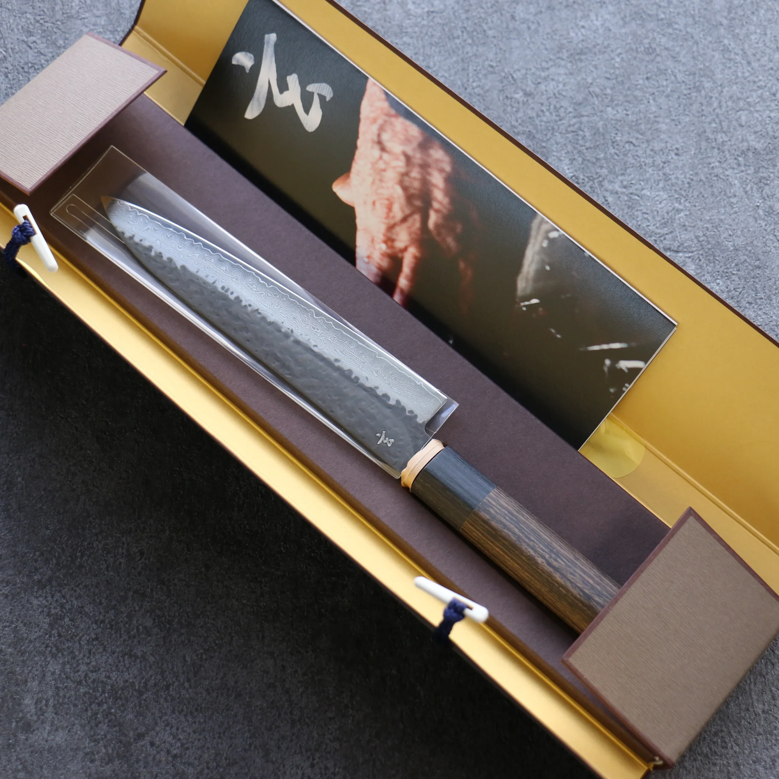 Shizu Hamono GEN Japoński nóż uniwersalny 16cm VG-10 2 Shizu Hamono GEN Japoński nóż uniwersalny 16cm VG-10 – uniwersalny – Damast VG-10 – SHARPI – zdjęcie 2