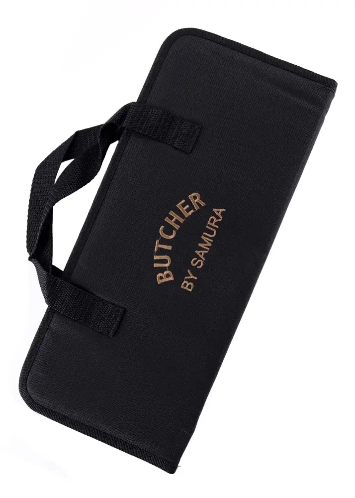 Samura Butcher Zestaw Dwóch Noży ze Stalką i Torbą - Stal AUS-8 2 Samura Butcher Zestaw Dwóch Noży ze Stalką i Torbą - Stal AUS-8 – Nowy – Butcher – SHARPI – zdjęcie 2