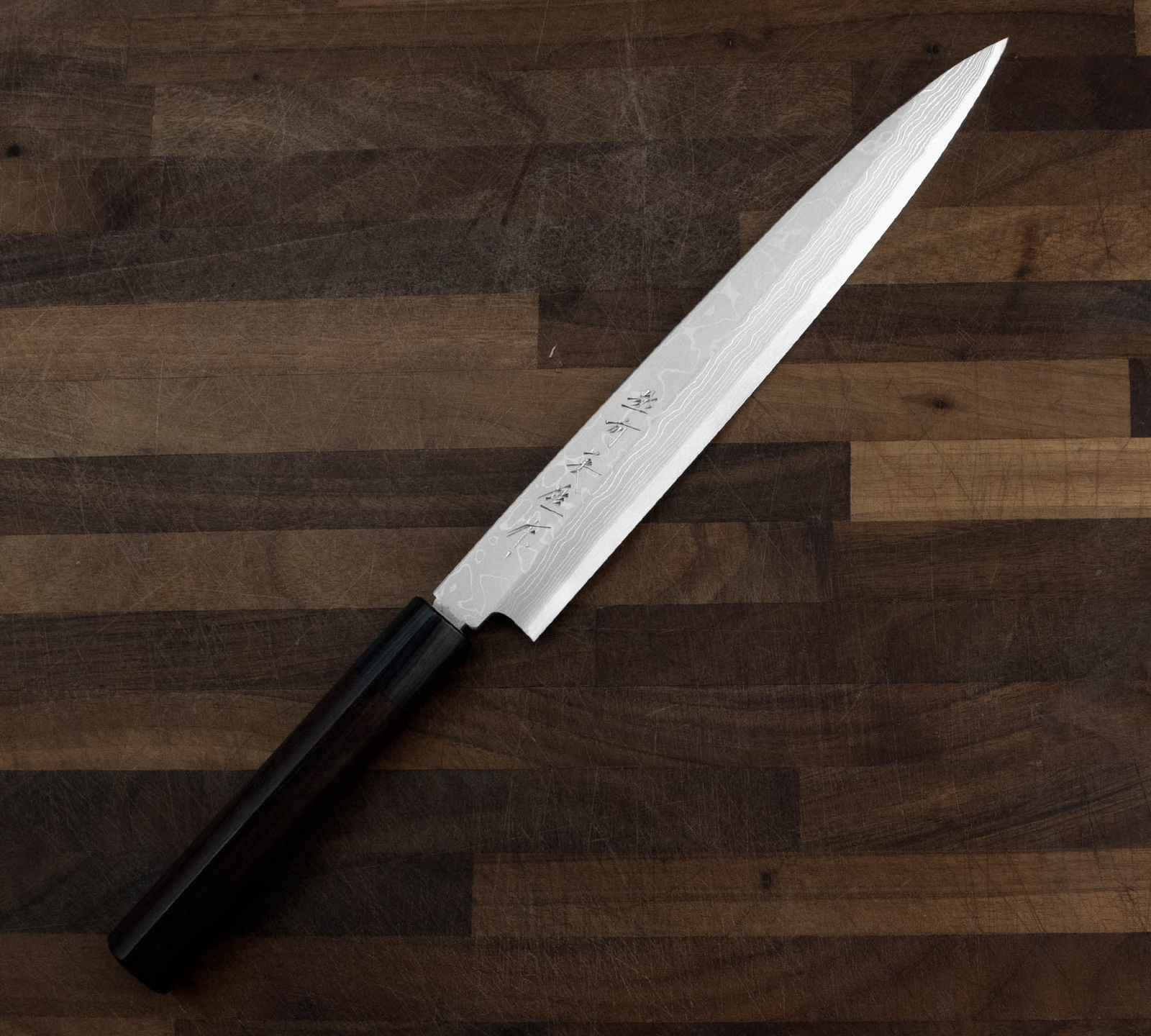 Hideo Kitaoka Nóż Shirogami Satin Yanagi 24 cm 3 CN-2208