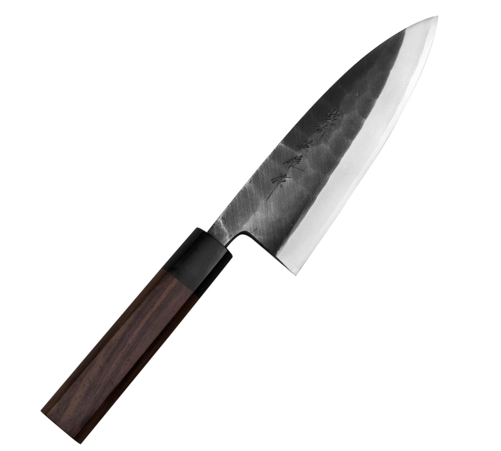 Hideo Kitaoka Shirogami Black Oktagon Nóż Deba 16,5cm 2 Hideo Kitaoka Shirogami Black Oktagon Nóż Deba 16