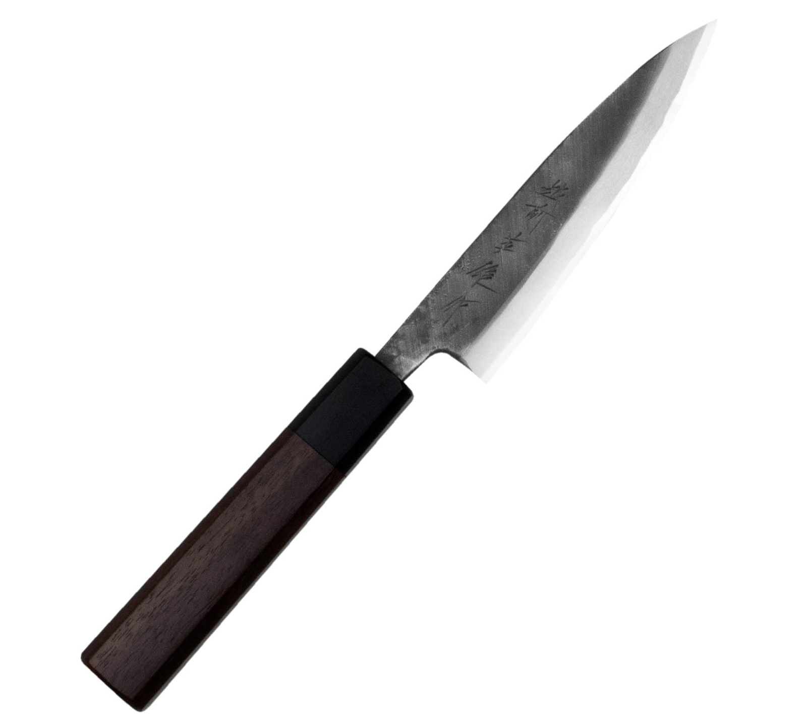 Hideo Kitaoka Shirogami Black Oktagon Nóż Kaisaki 12cm 2 Hideo Kitaoka Shirogami Black Oktagon Nóż Kaisaki 12 cm