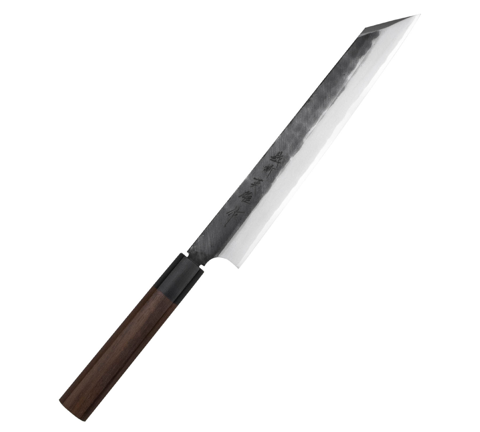 Hideo Kitaoka Shirogami Black Oktagon Nóż Kiritsuke 24cm 2 Hideo Kitaoka Shirogami Black Oktagon Nóż Kiritsuke 24 cm