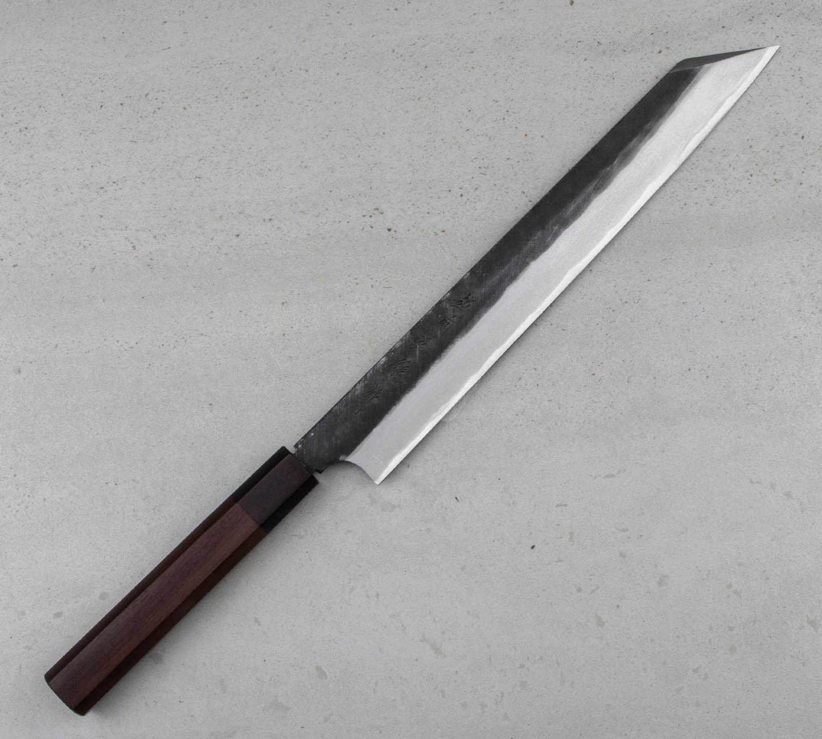 Hideo Kitaoka Shirogami Black Oktagon Nóż Kiritsuke 27cm 3 C-4017B