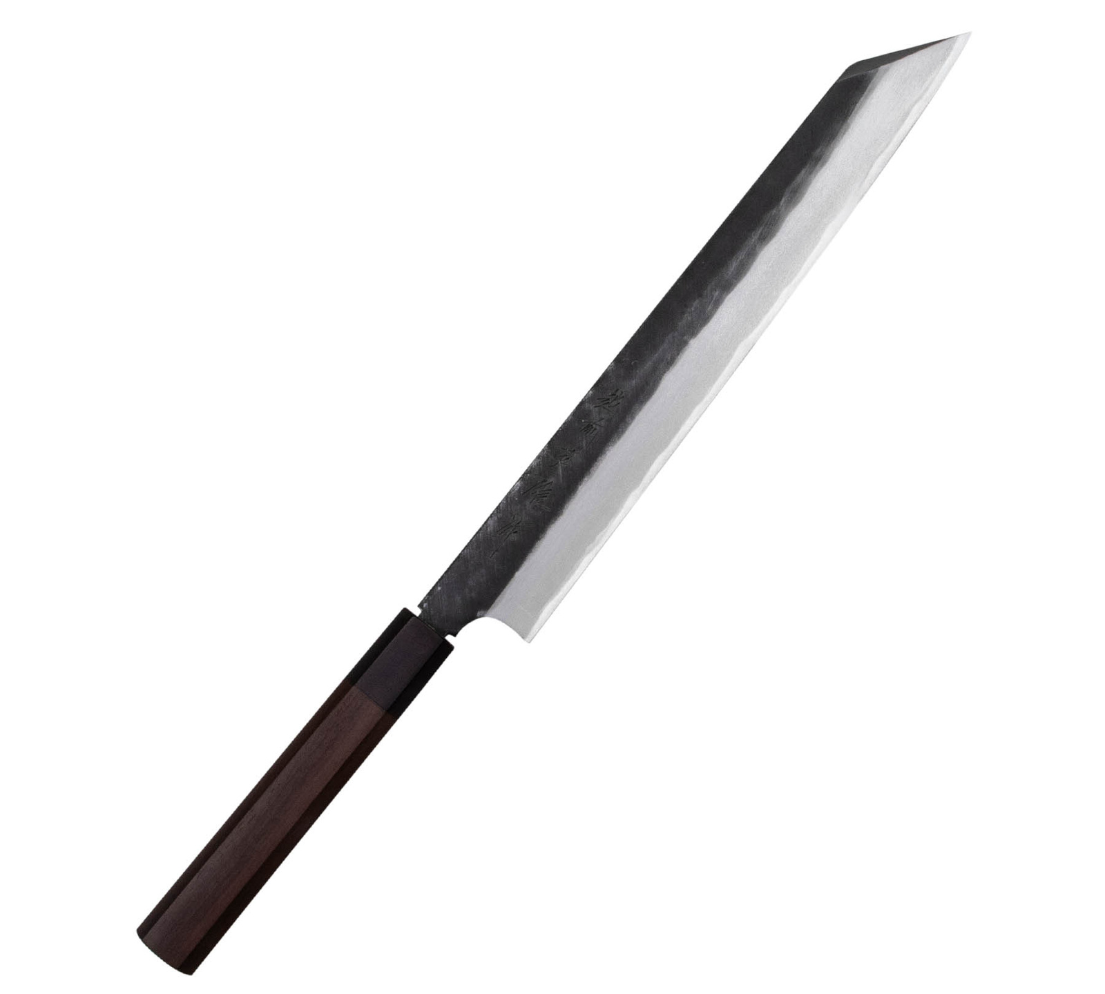 Hideo Kitaoka Shirogami Black Oktagon Nóż Kiritsuke 27cm 2 Hideo Kitaoka Shirogami Black Oktagon Nóż Kiritsuke 27 cm