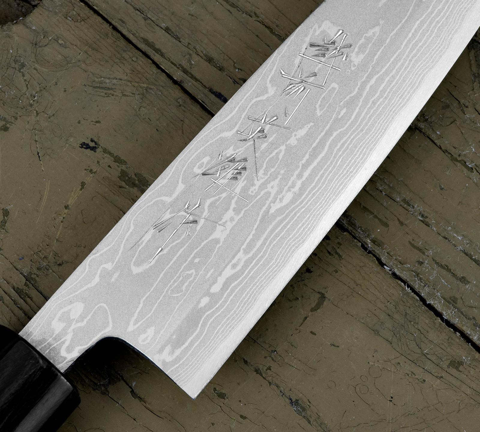 Hideo Kitaoka Shirogami Satin Nóż Kaisaki 12 cm 3 CN-2225