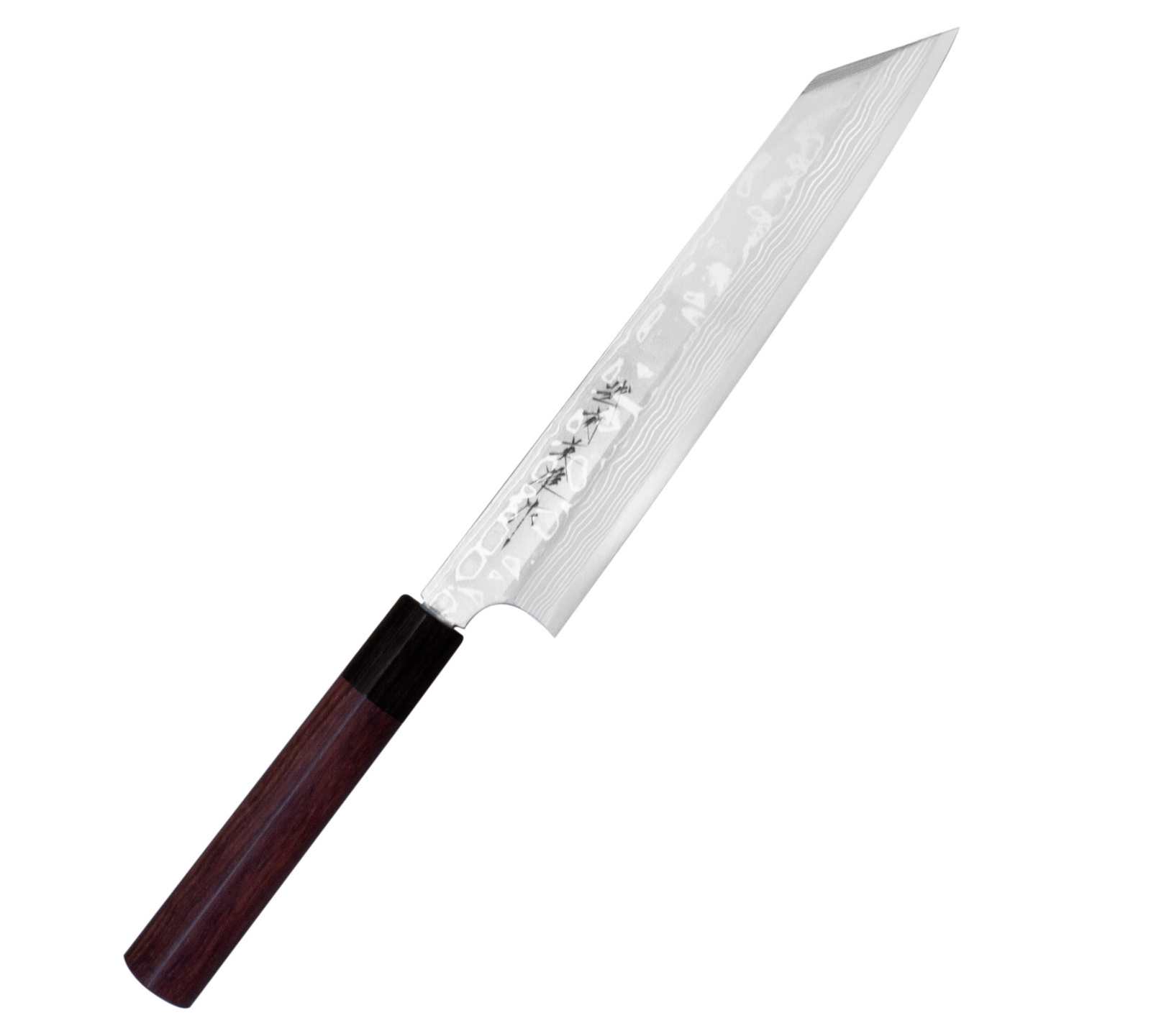 Hideo Kitaoka Shirogami Satin Nóż Kiritsuke 21cm 2 Hideo Kitaoka Shirogami Satin Nóż Kiritsuke 21 cm