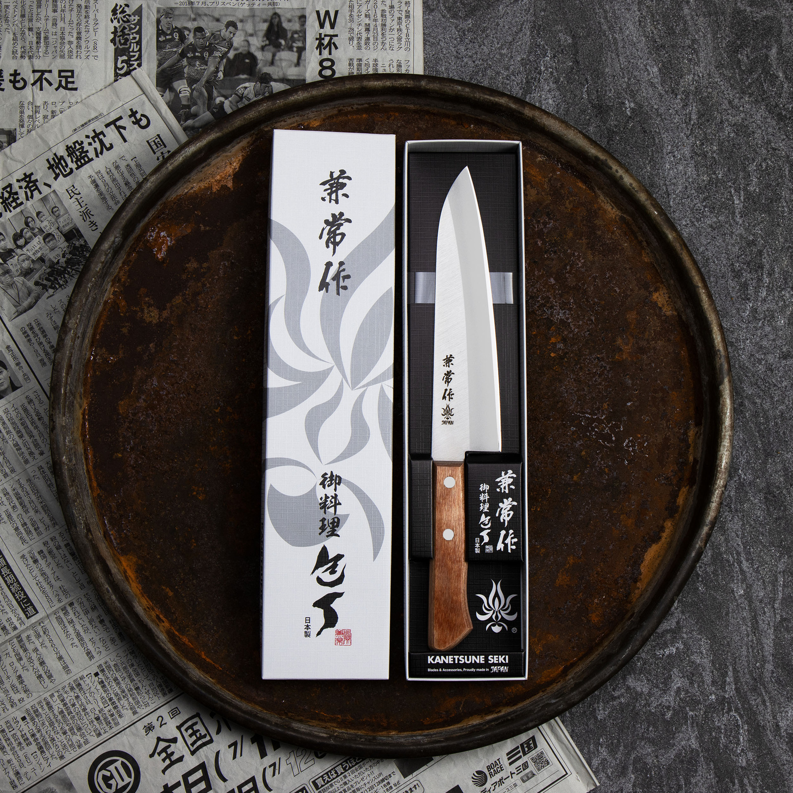 Kanetsune 510 Shiro-2/SS Nóż Szefa Kuchni 18 cm 3 KC-352