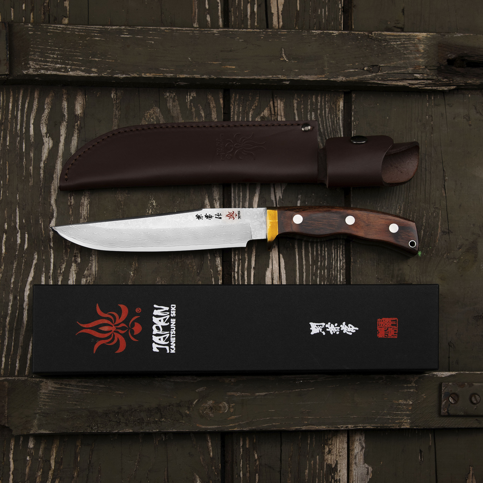 Kanetsune VG-10 Subaru Nóż myśliwski 18 cm 3 KB-553