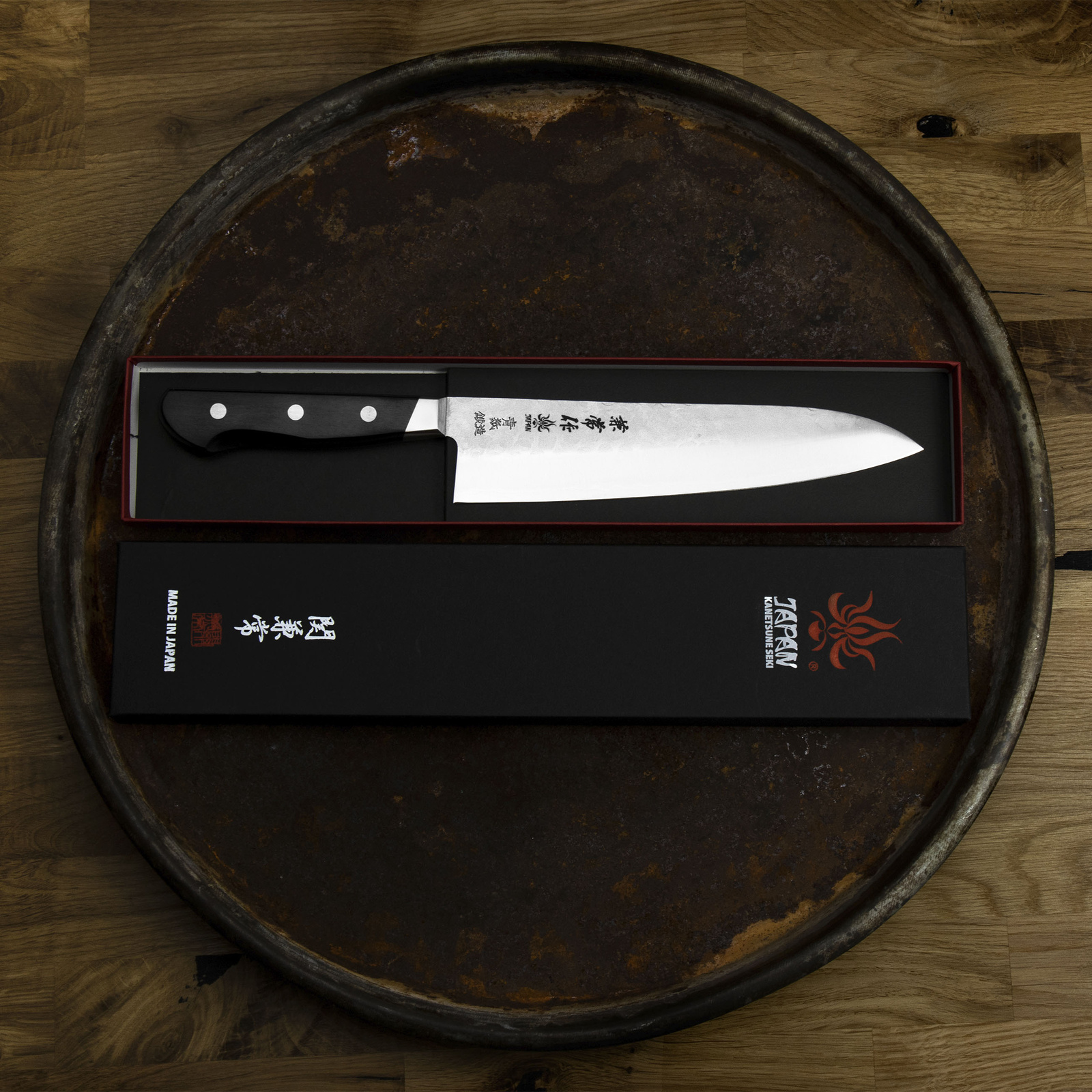 Kanetsune YH-3000 Aogami#2/SS Nóż szefa kuchni 20 cm 3 KC-922