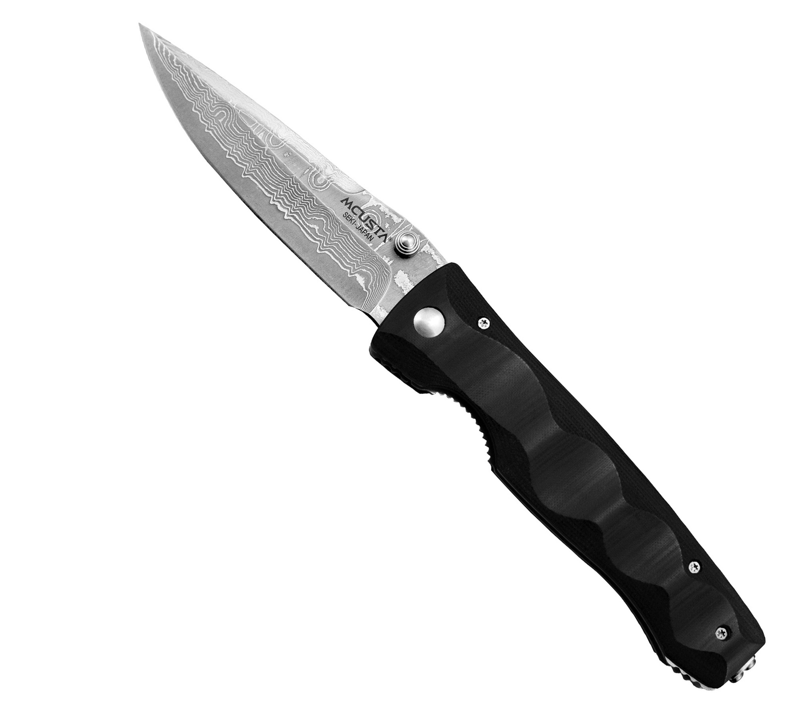 Mcusta Elite Black Micarta Damascus VG-10 8,5 cm 2 Mcusta Elite Black Micarta Damascus VG-10 8