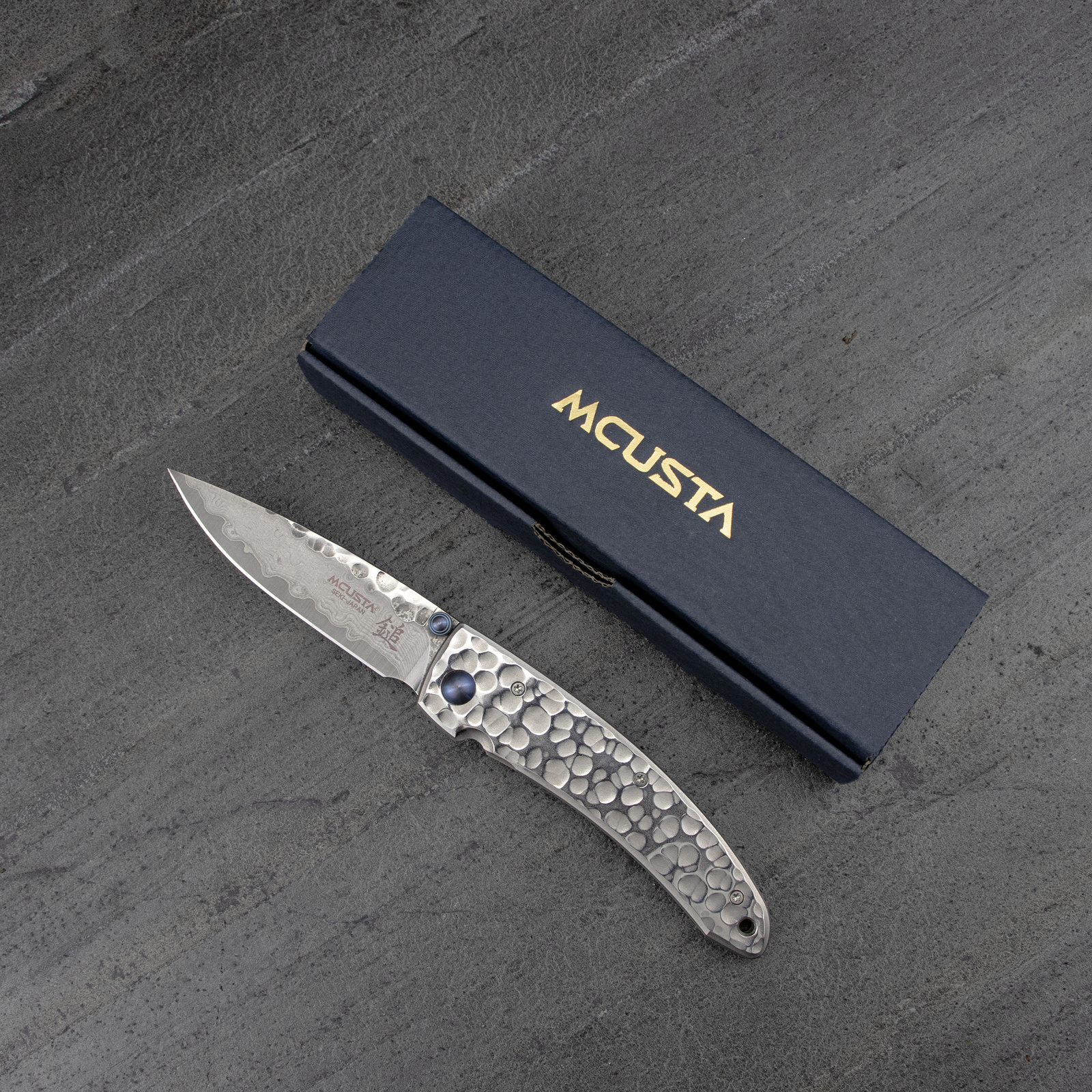 Mcusta Shinra Small Tsuchi Damascus VG-10 6,5 cm 3 5 cm