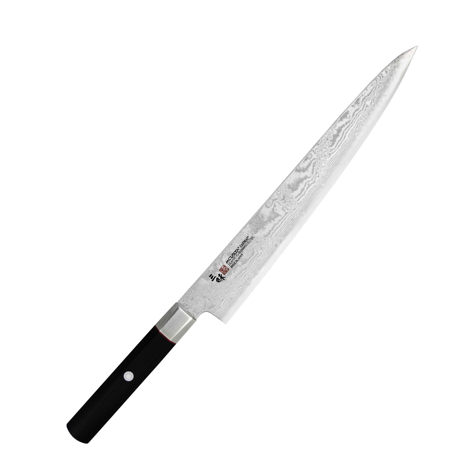 Mcusta Zanmai VG-10 Splash Nóż Sujihiki 27cm 2 Mcusta Zanmai VG-10 Splash Nóż Sujihiki 27 cm