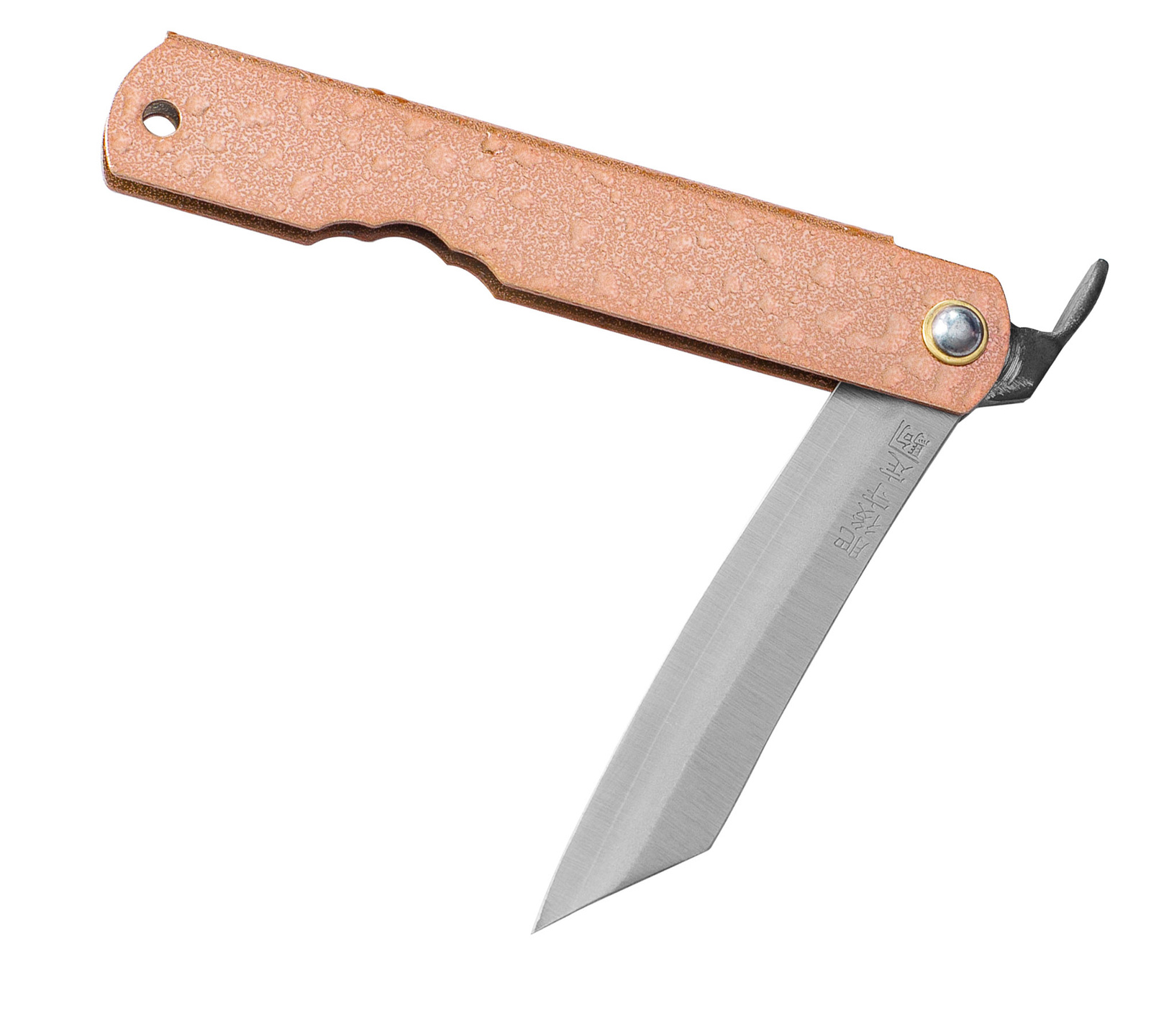 Nóż kieszonkowy Aogami Higonokami Mizushibuki 8,0 cm Pink 3 0 cm Pink