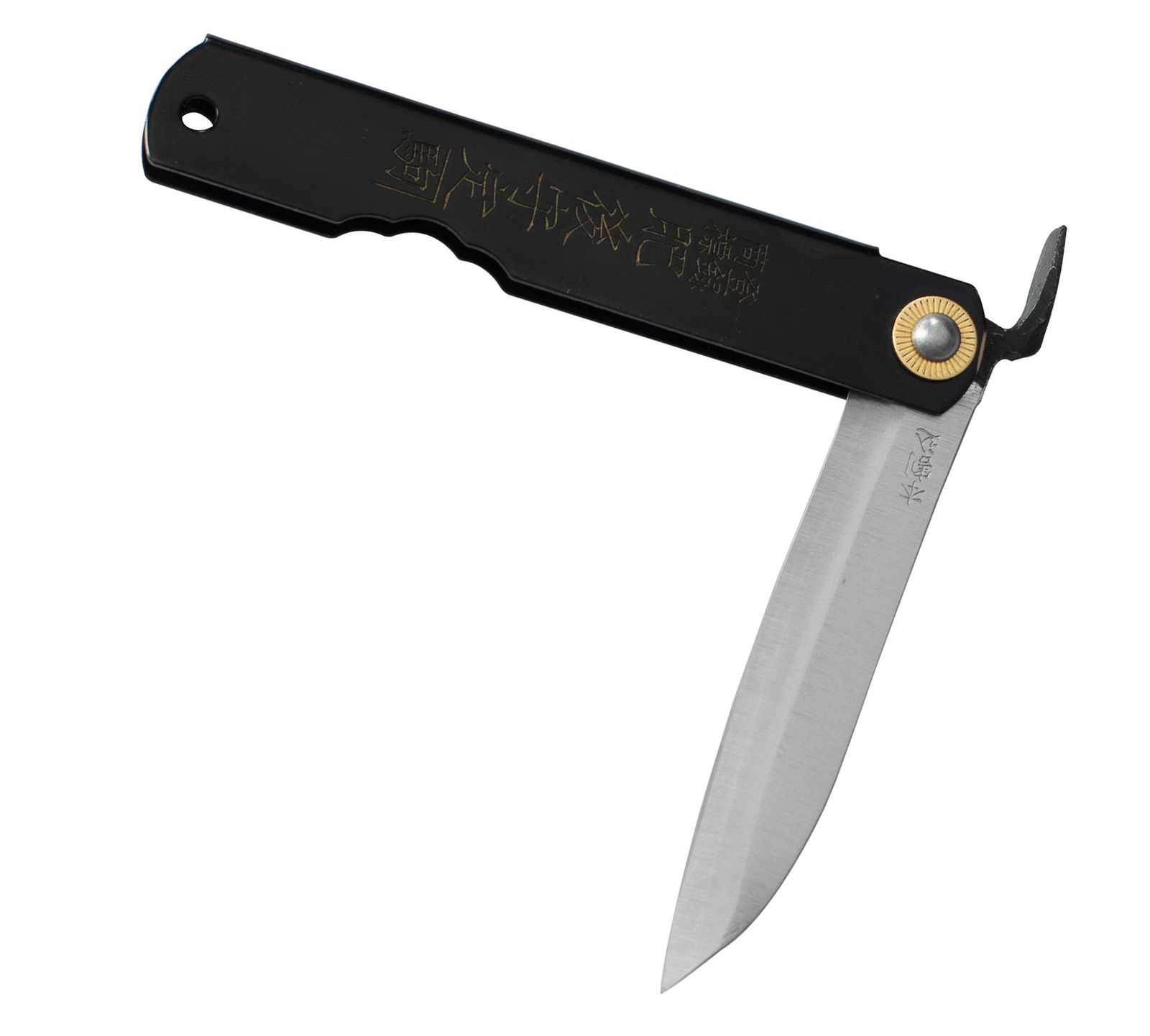 Nóż kieszonkowy Shirogami Higonokami Sasaha Black 7,9 cm 3 9 cm