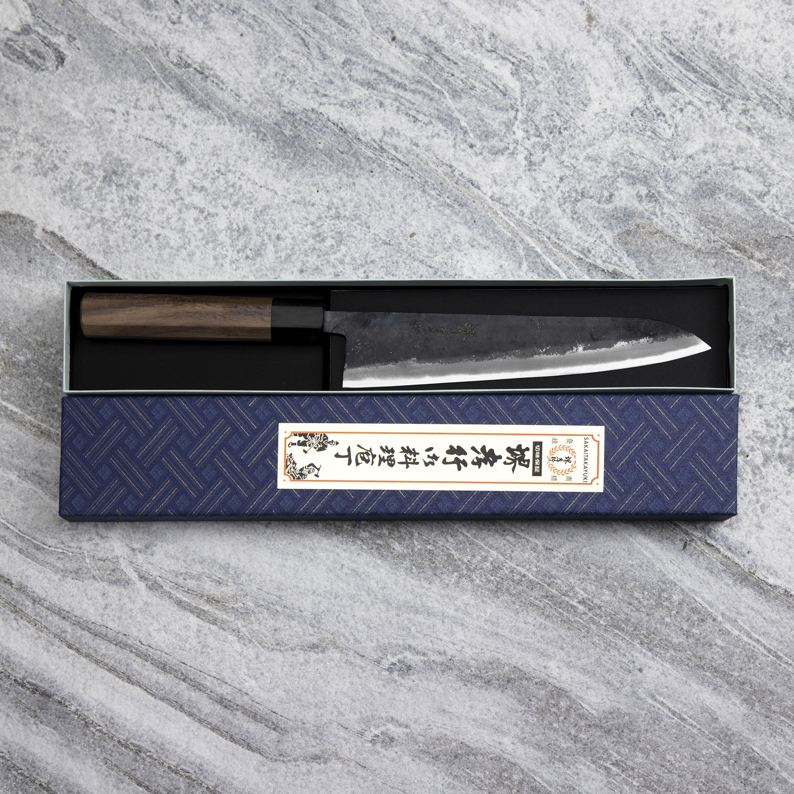Sakai Takayuki Aogami#2/Iron Kurouchi Nóż Szefa kuchni 21 cm 3 01175