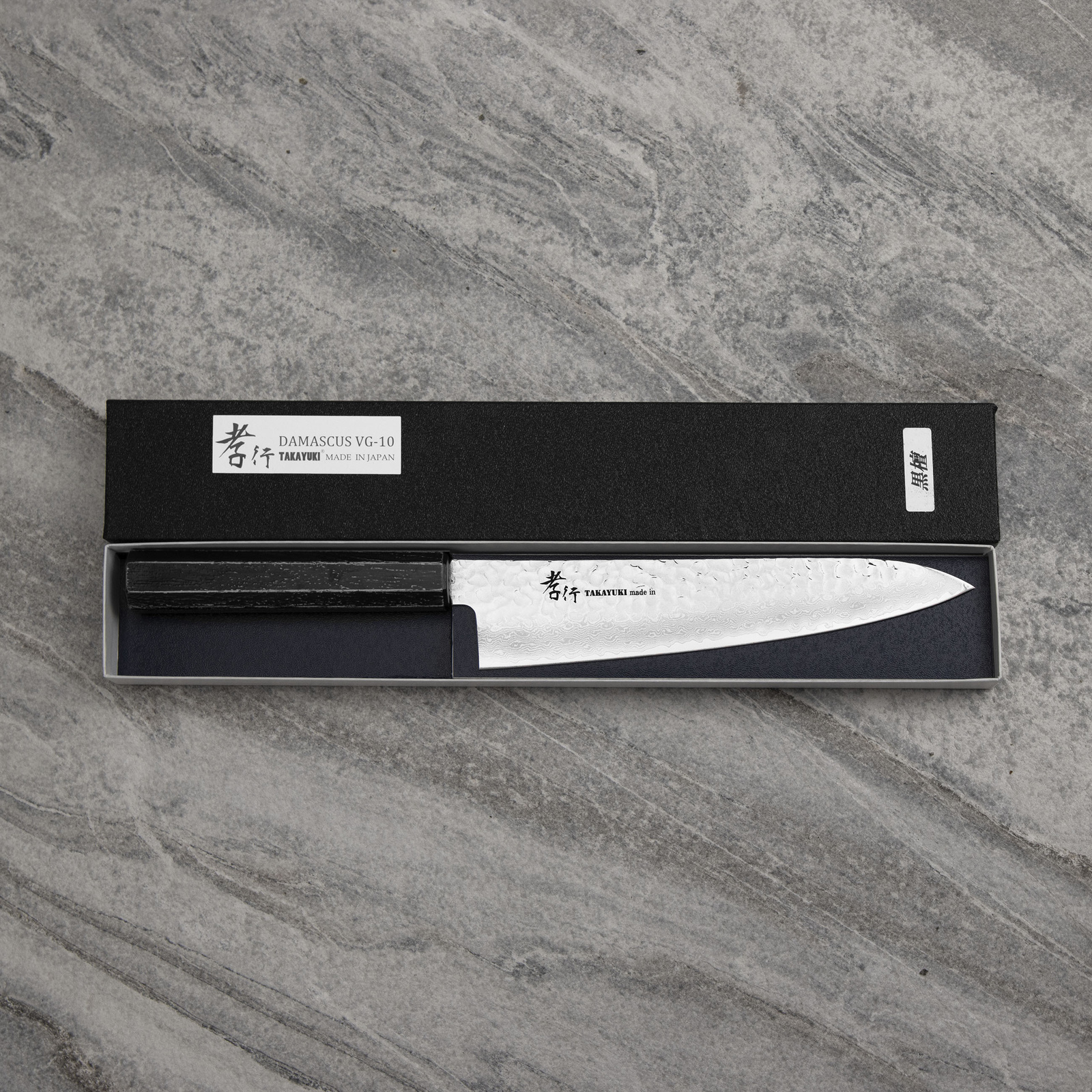 Sakai Takayuki Nanairo VG-10 Ebony Nóż Szefa kuchni 21 cm 3 14580