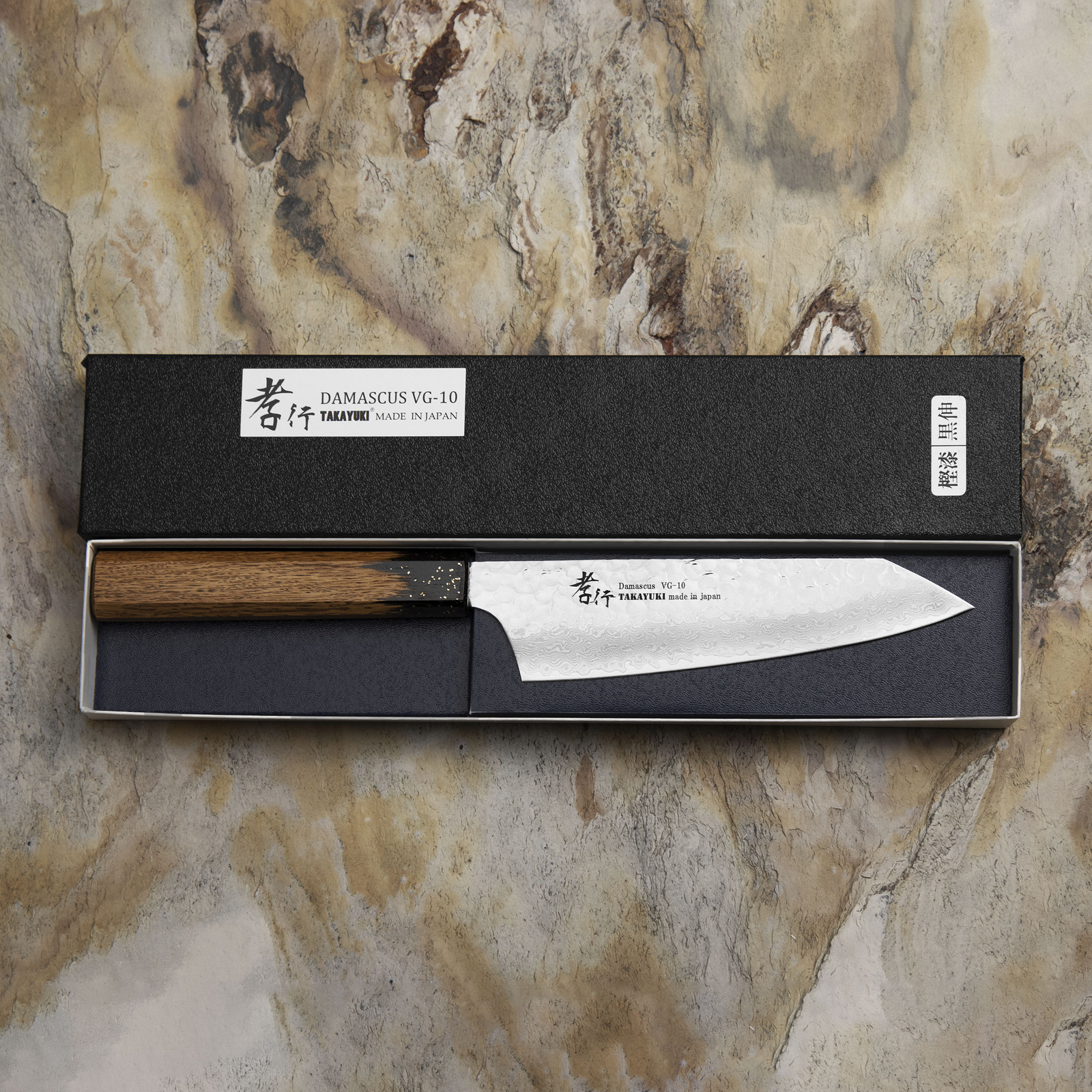 Sakai Takayuki Urushi VG-10 Kokushin Nóż Kengata 16 cm 3 07965