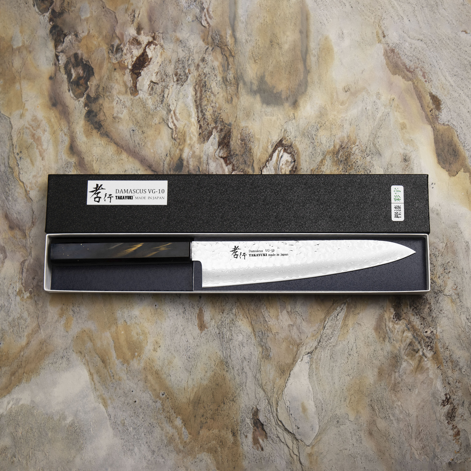 Sakai Takayuki Urushi VG-10 Saiu Nóż Szefa kuchni 21 cm 3 07955