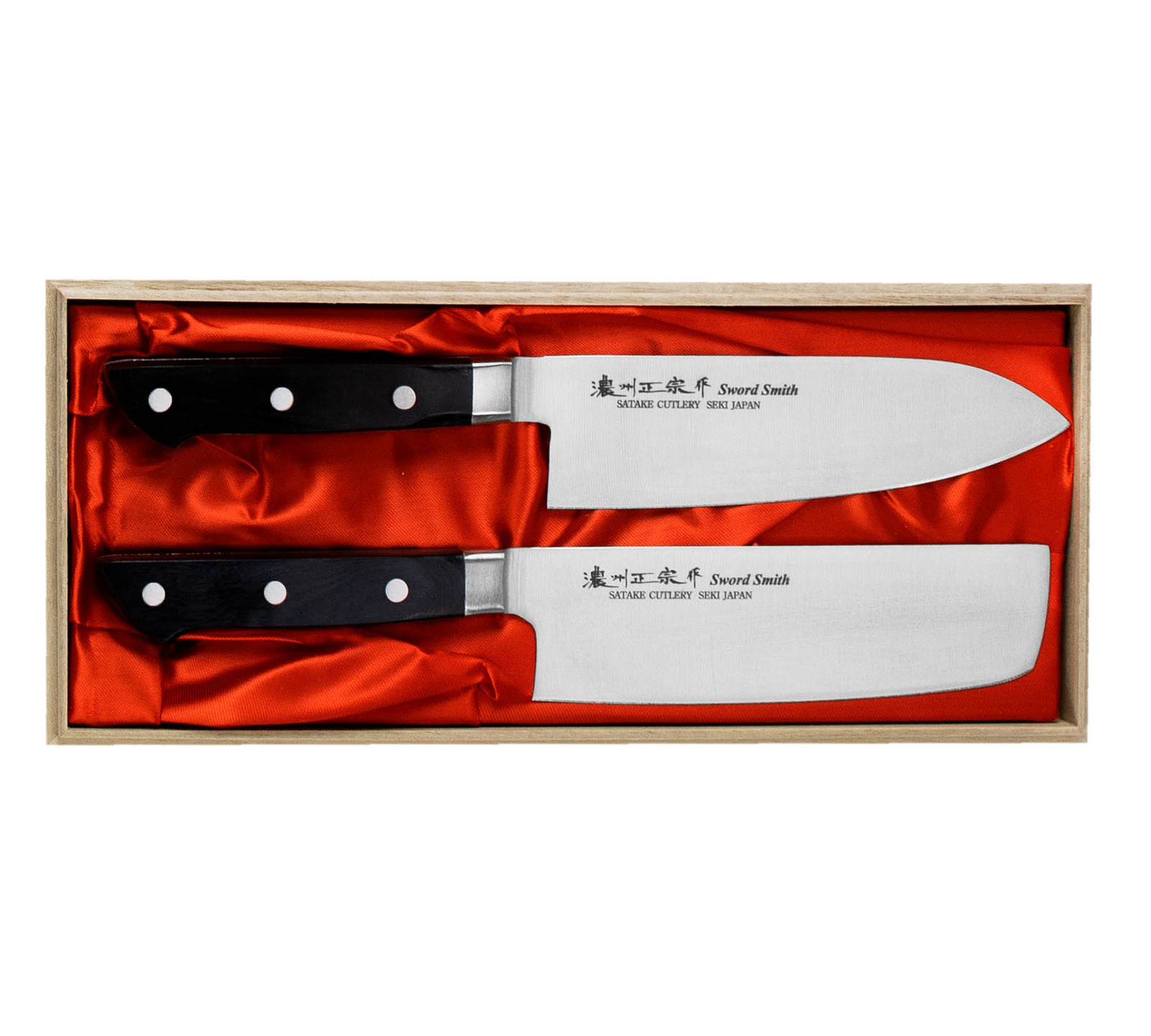 Satake Katsu Zestaw nóż Santoku + Nakiri 2 Satake Katsu Zestaw nóż Santoku + Nakiri