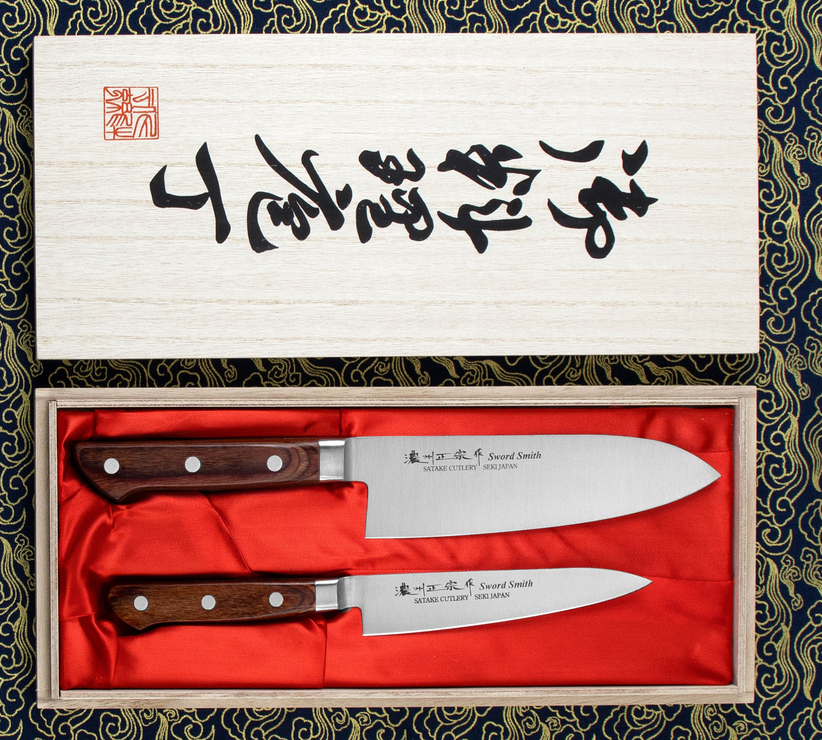 Satake Kotori Zestaw 2 noży uniwersalny + Santoku 3 HG8351W