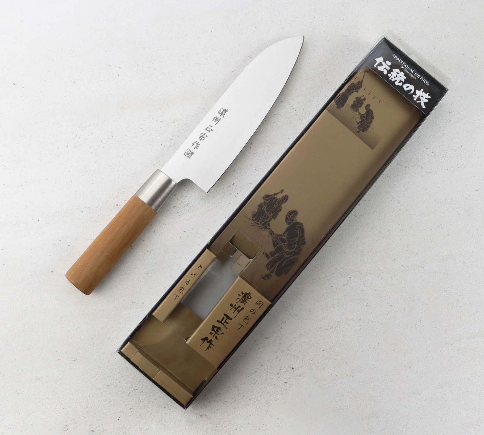 Satake Masamune Nóż Santoku 17 cm 3 807-821