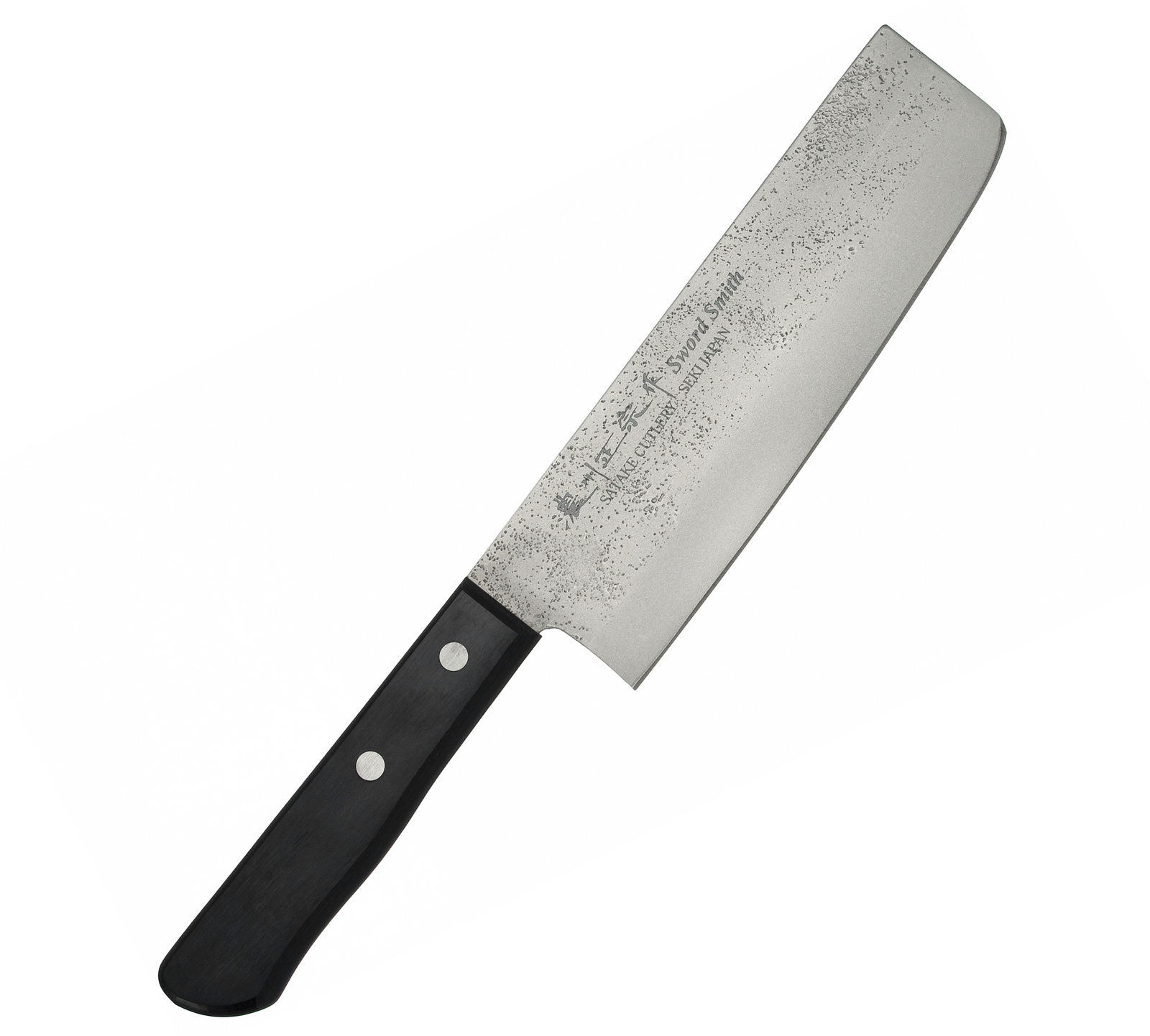 Satake Nashiji Black Pakka Nóż Nakiri 16cm 2 Satake Nashiji Black Pakka Nóż Nakiri 16 cm