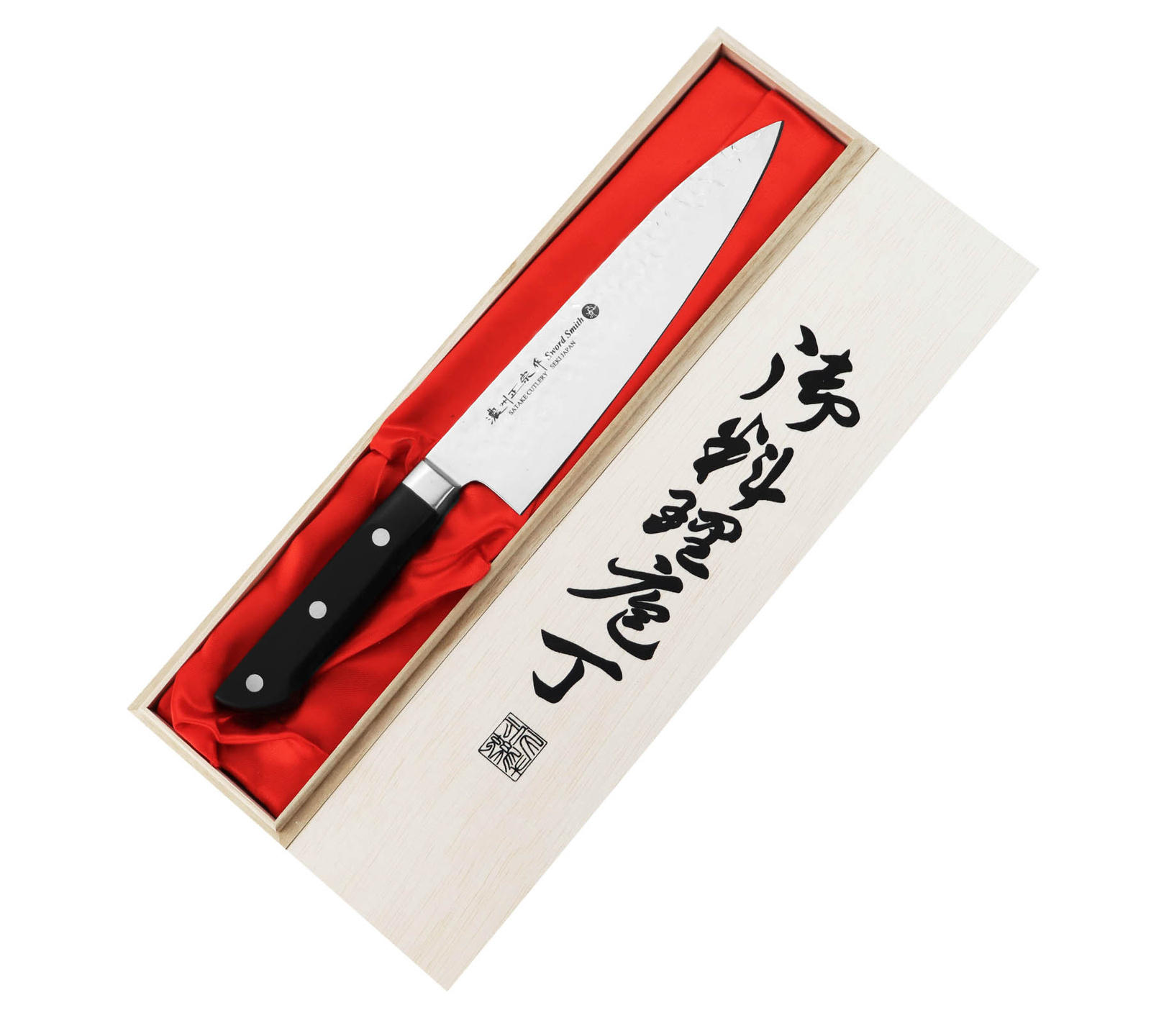 Satake Noushu Nóż Szefa kuchni 20cm w drewnianym pudełku 2 Satake Noushu Nóż Szefa kuchni 20 cm w drewnianym pudełku