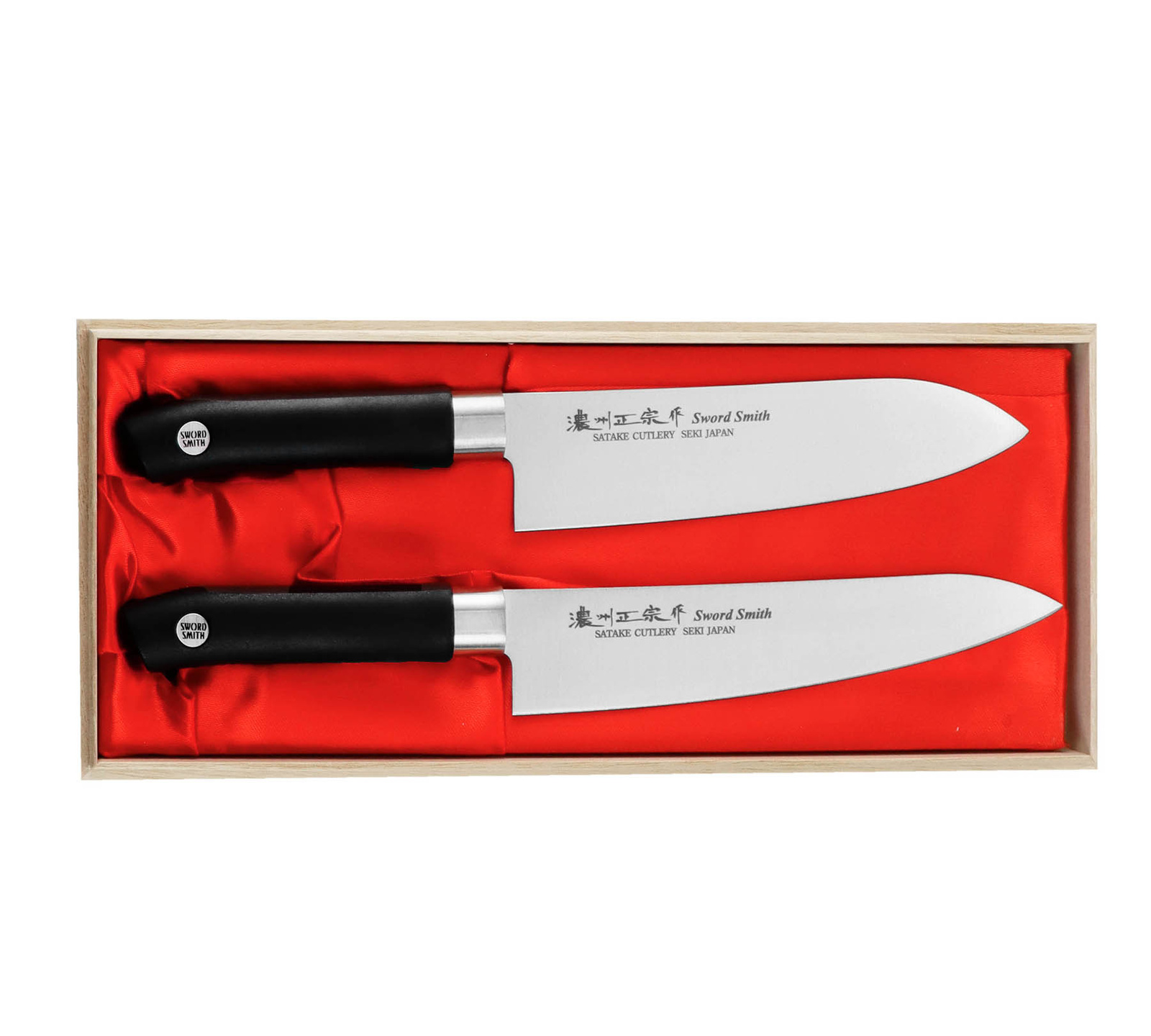 Satake Sword Smith Zestaw Nóż Szefa + Santoku 2 Satake Sword Smith Zestaw Nóż Szefa + Santoku