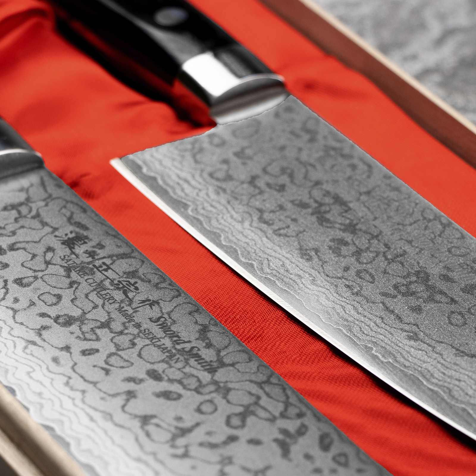 Satake Unique Sai VG-10 Zestaw Nóż Santoku +Nakiri 3 HG8692
