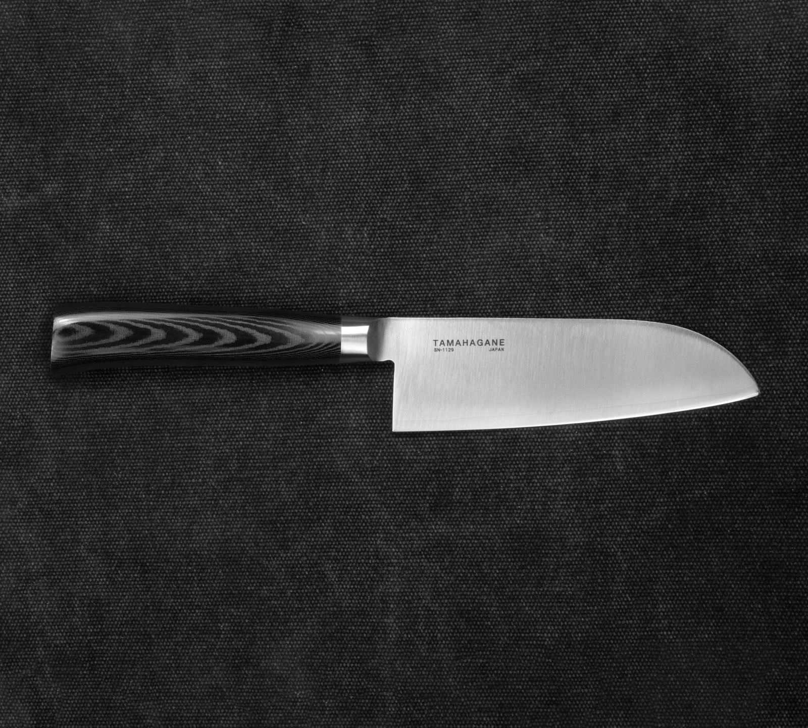 Tamahagane SAN Black VG-5 Nóż Santoku 12cm 3 SNM-1129