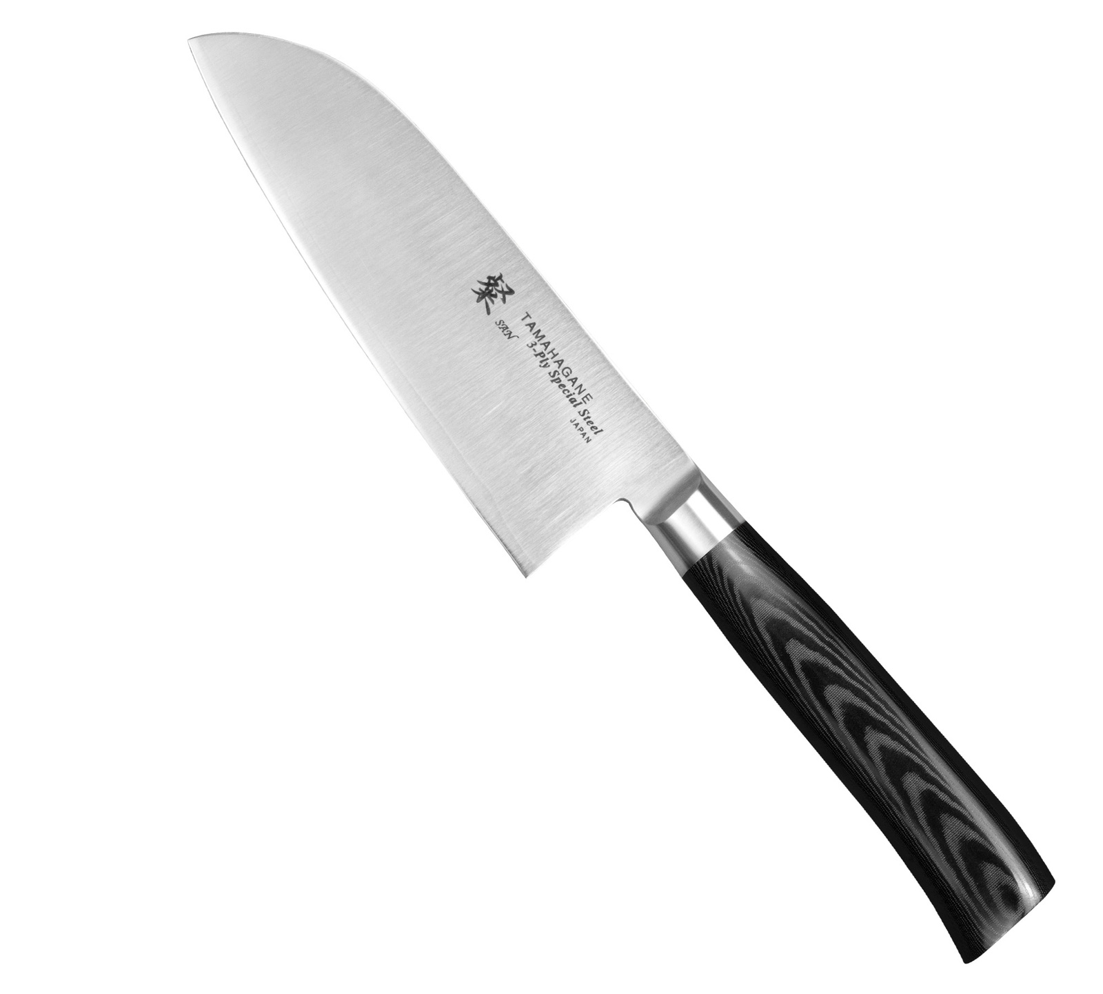 Tamahagane SAN Black VG-5 Nóż Santoku 12cm 2 Tamahagane SAN Black VG-5 Nóż Santoku 12 cm