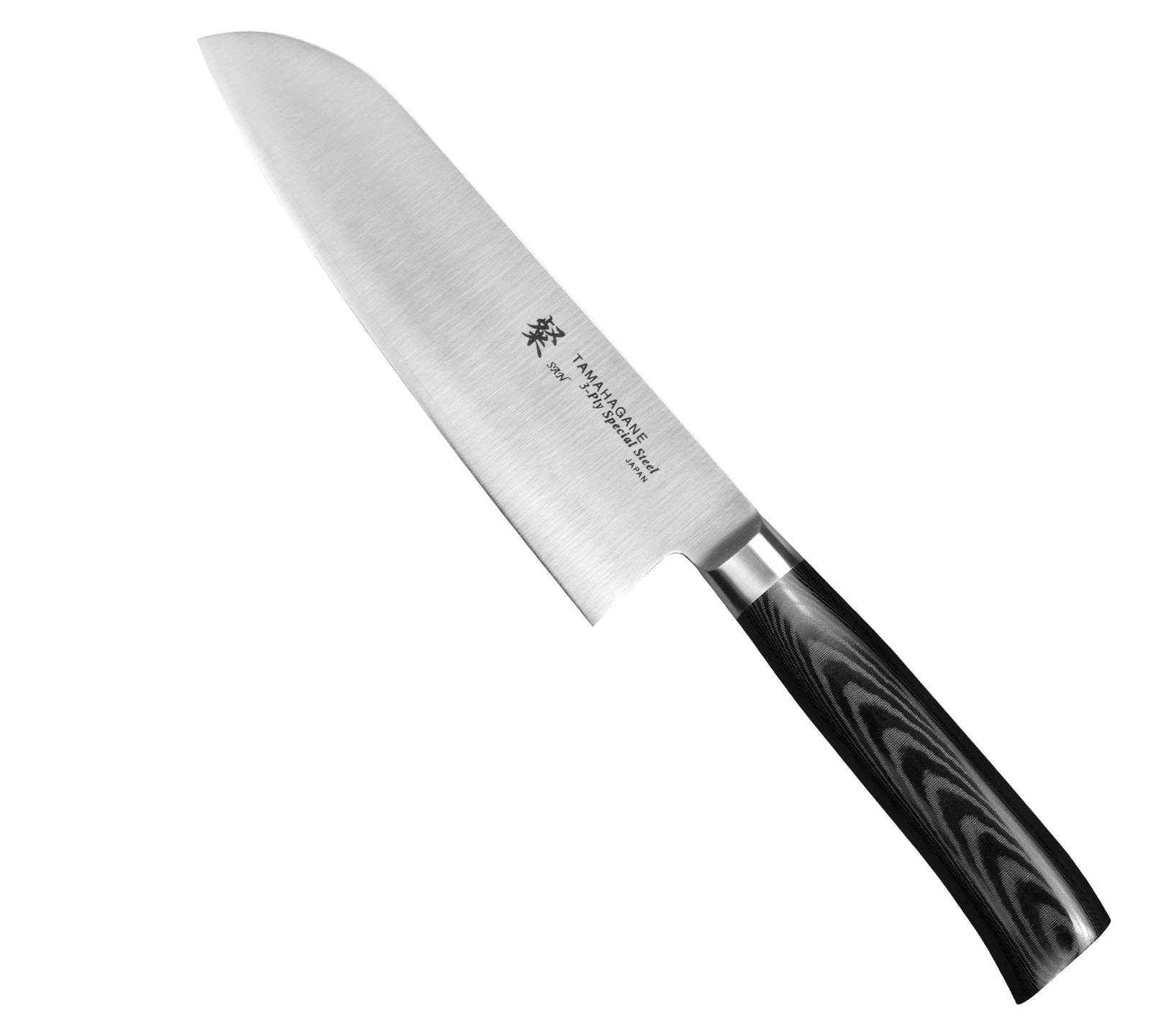 Tamahagane SAN Black VG-5 Nóż Santoku 17,5 cm 2 Tamahagane SAN Black VG-5 Nóż Santoku 17