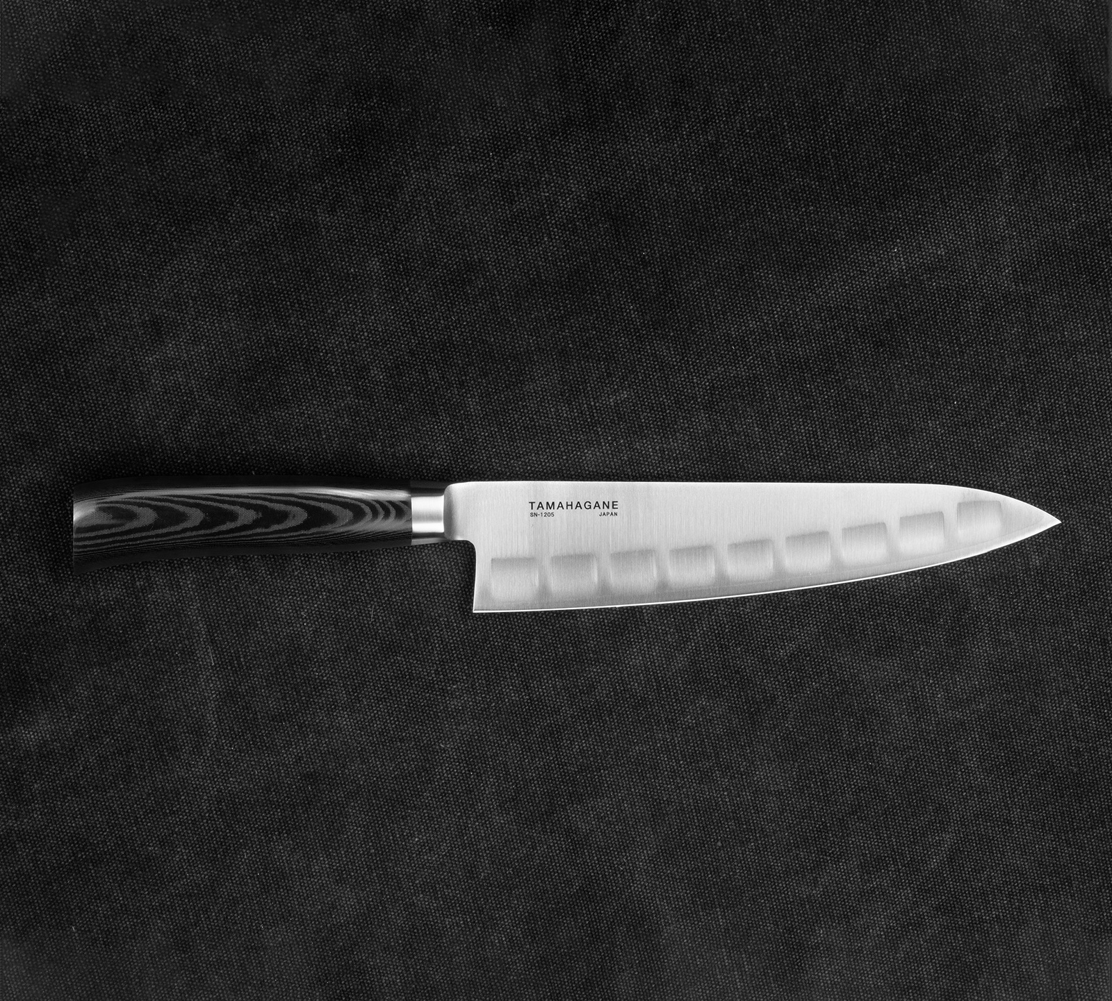 Tamahagane SAN Black VG-5 Nóż Szefa żłobiony 21cm 3 SNM-1205