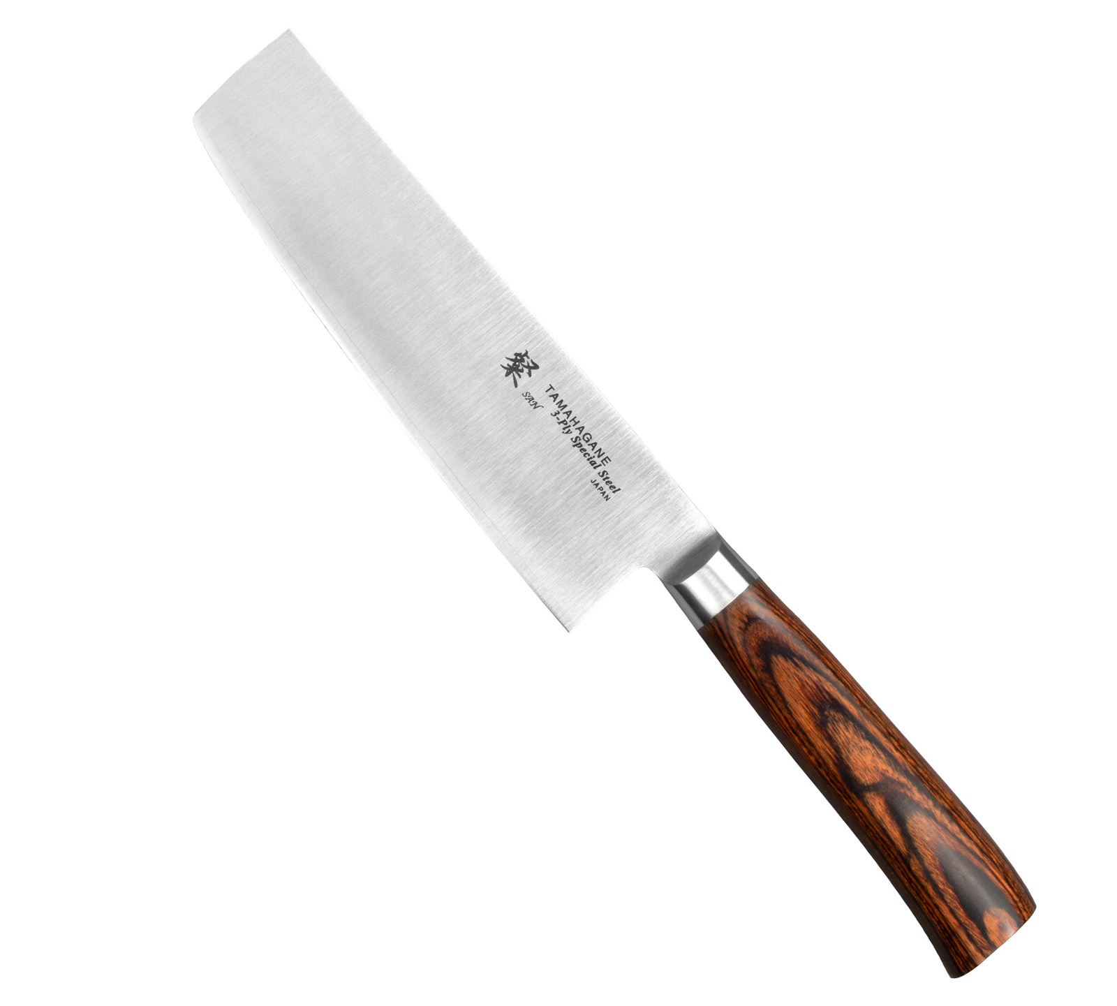 Tamahagane SAN Brown VG-5 Nóż Nakiri 18cm 2 Tamahagane SAN Brown VG-5 Nóż Nakiri 18 cm