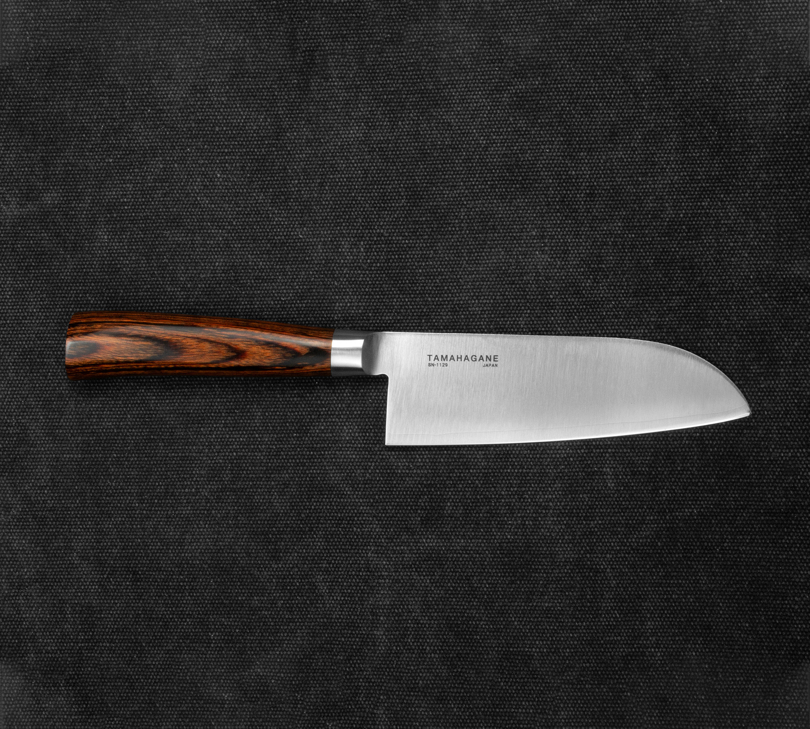 Tamahagane SAN Brown VG-5 Nóż Santoku 12cm 3 SN-1129