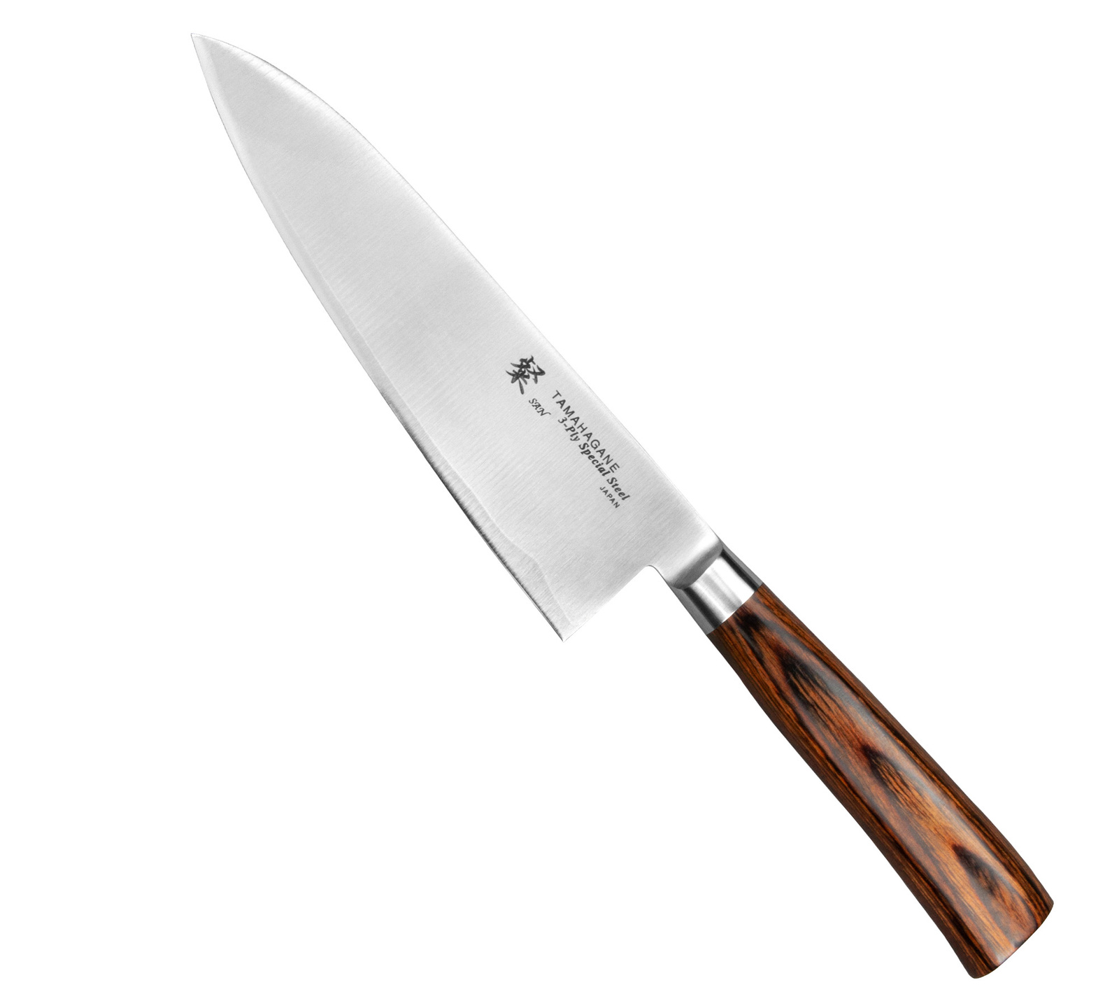 Tamahagane SAN Brown VG-5 Nóż Szefa 15cm 2 Tamahagane SAN Brown VG-5 Nóż Szefa 15 cm