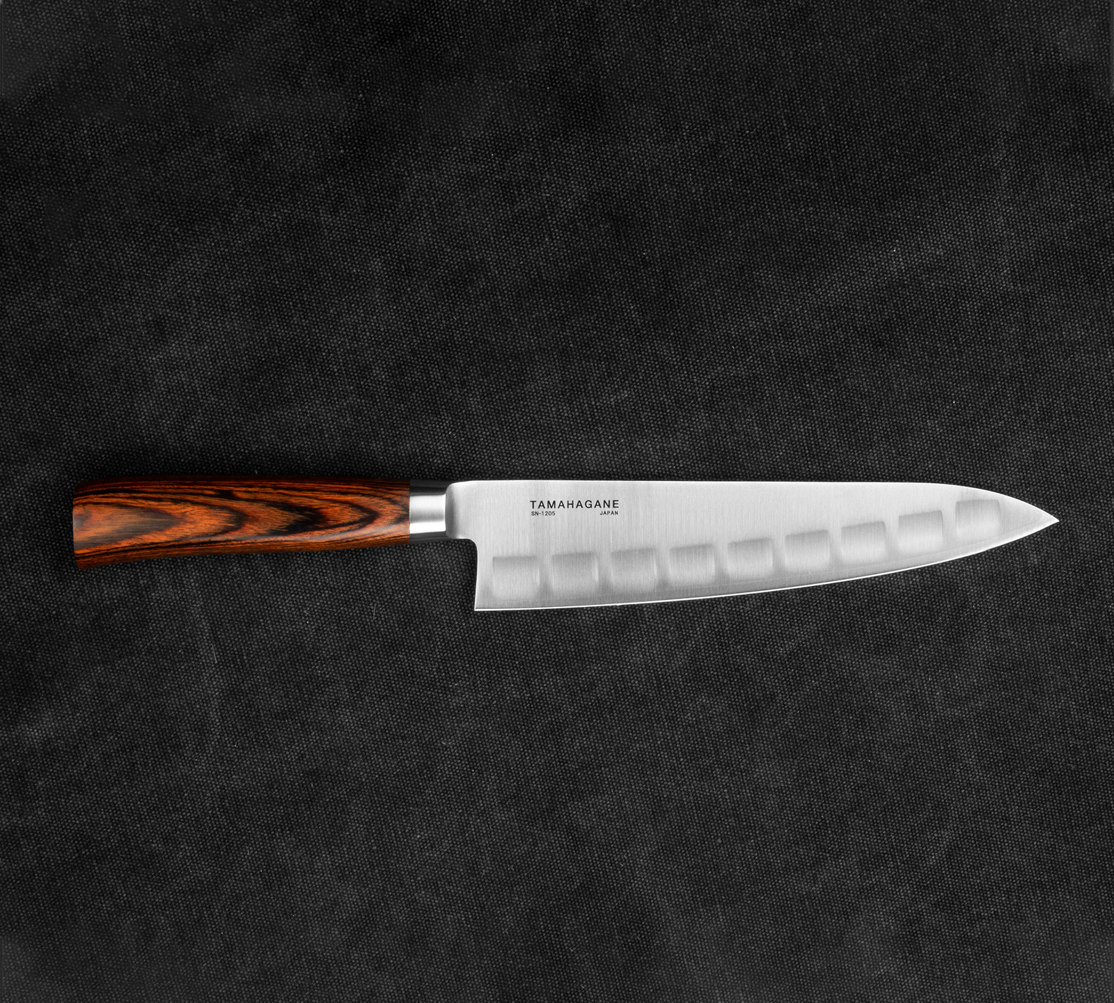 Tamahagane SAN Brown VG-5 Nóż Szefa żłobiony 21cm 3 SN-1205